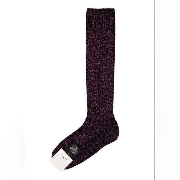 Gucci Metallic Glitter Socks New Small 531297 - Picture 1 of 10
